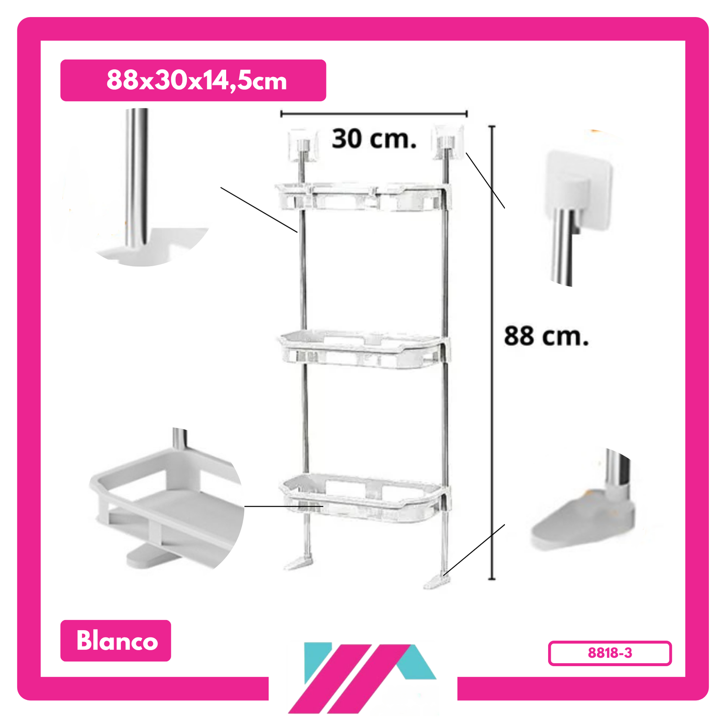 REPISA DE BAÑO 3 NIVELES